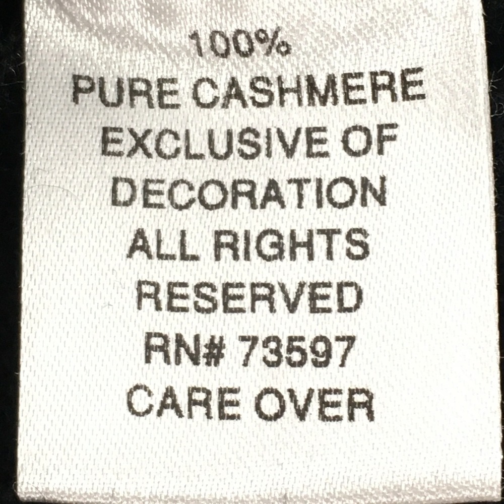 Bullock‎ & Jones Mens MediuM Argyle Quarter Zip Sweater 100% Cashmere Gray Black - Picture 7 of 7